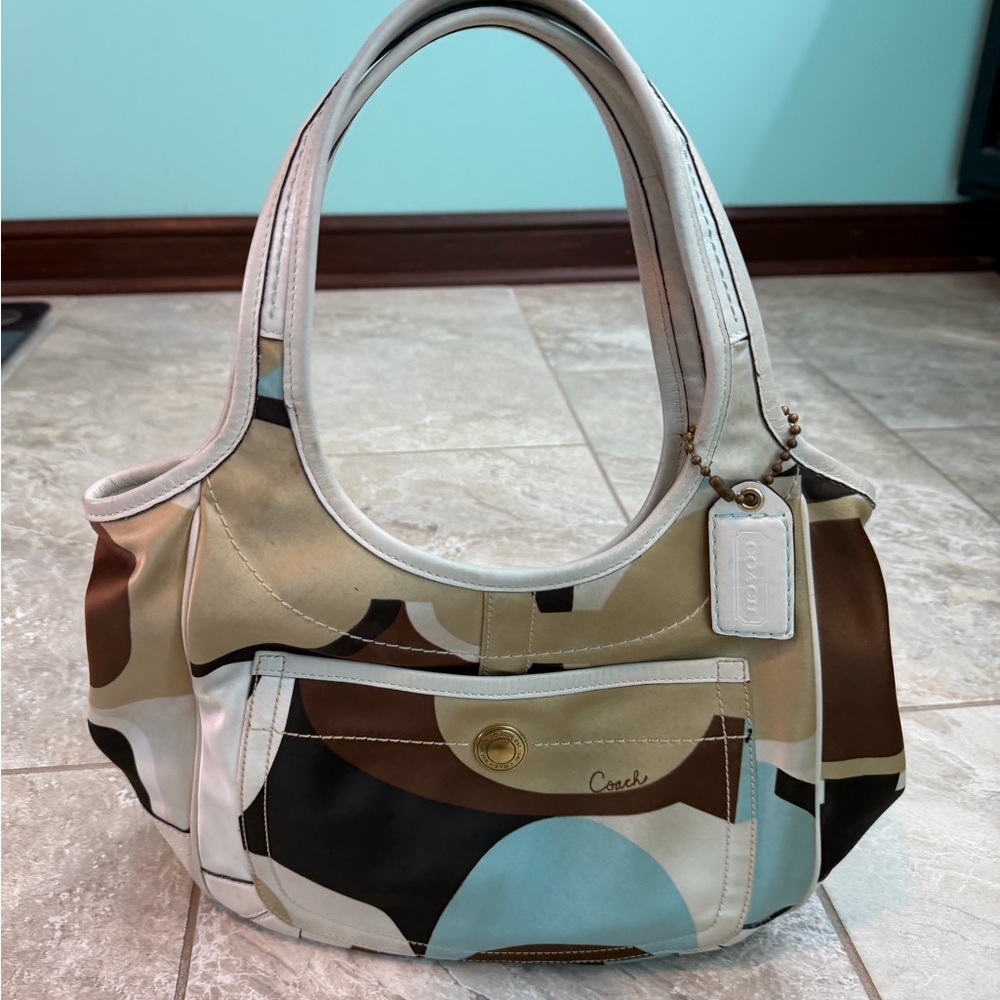 Coach Ergo Optic Multicolor Patchwork Shoulder Bag - image 1